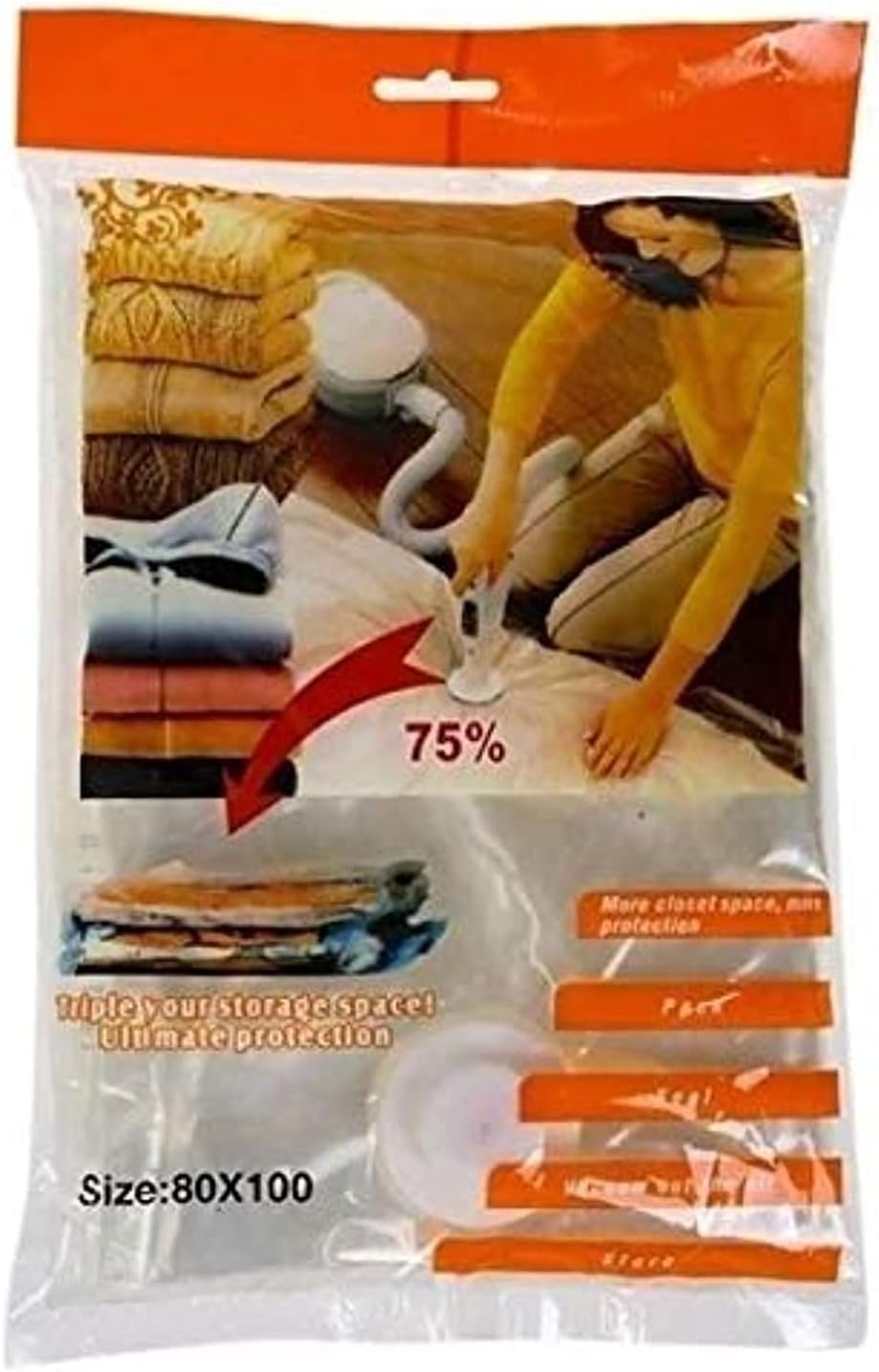 Vakum kese za odlaganje 80 × 100 cm – set od 12 komada