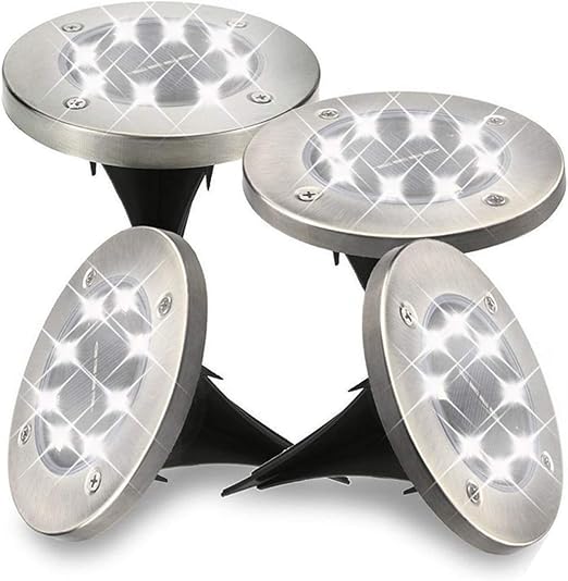 Solarne LED podne lampe za dvorište – set 4 komada