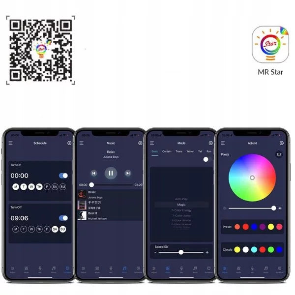 RGB neon LED traka 5 m