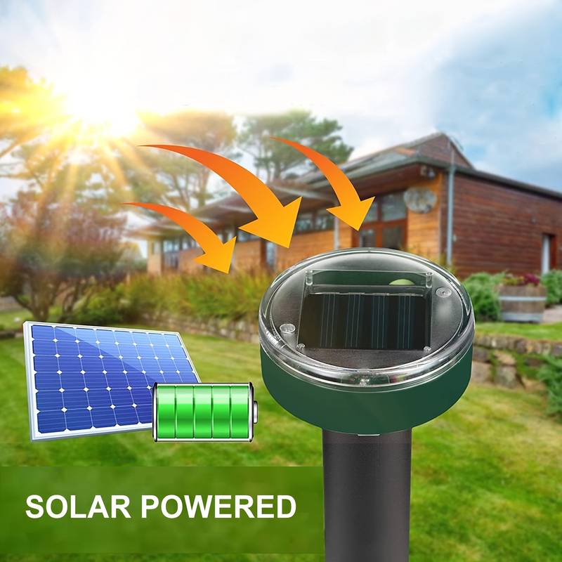 Solarni rastjerivač krtica i zmija – set 2 komada