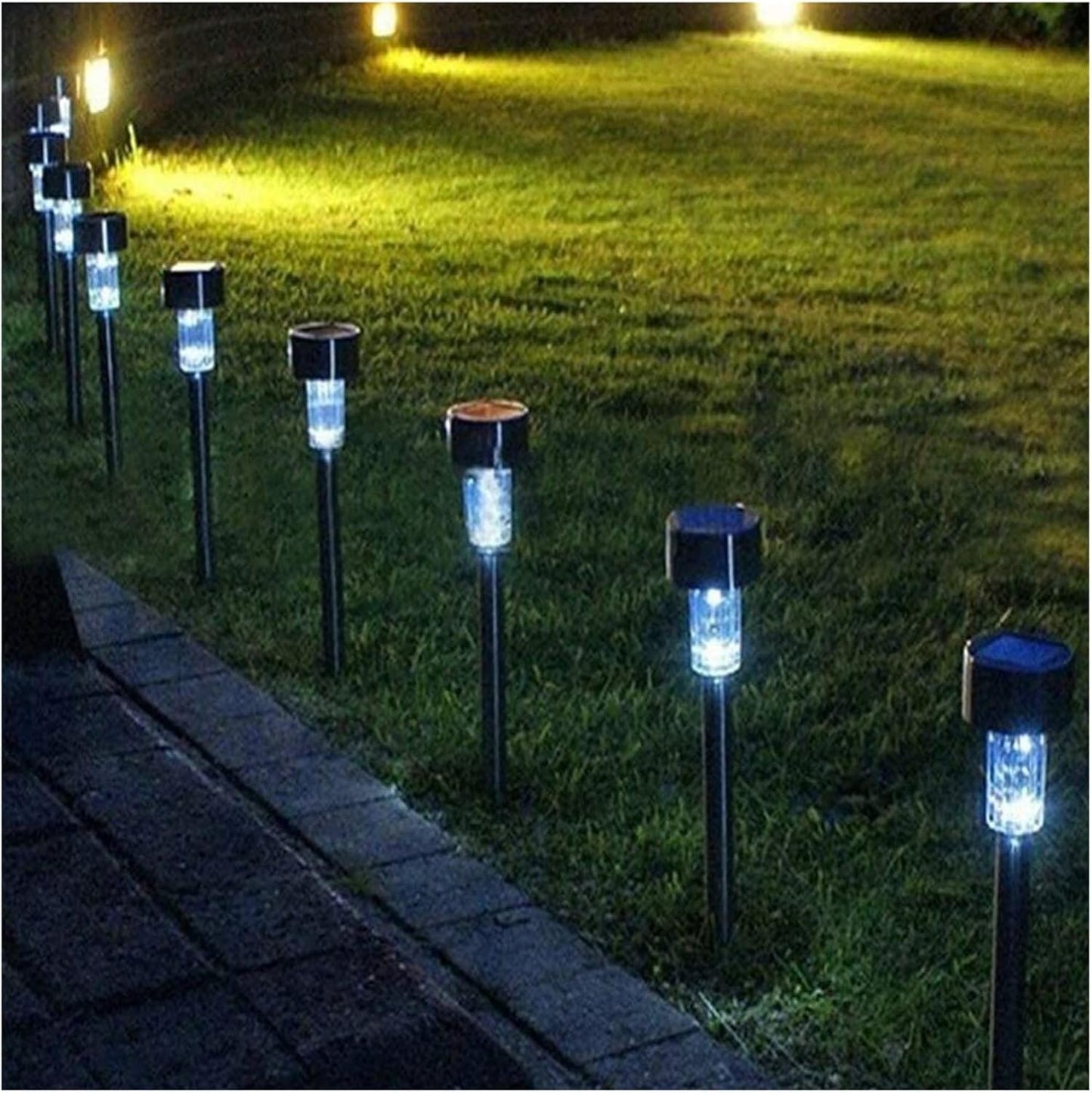 LED solarne lampe za vrt – set od 10 komada