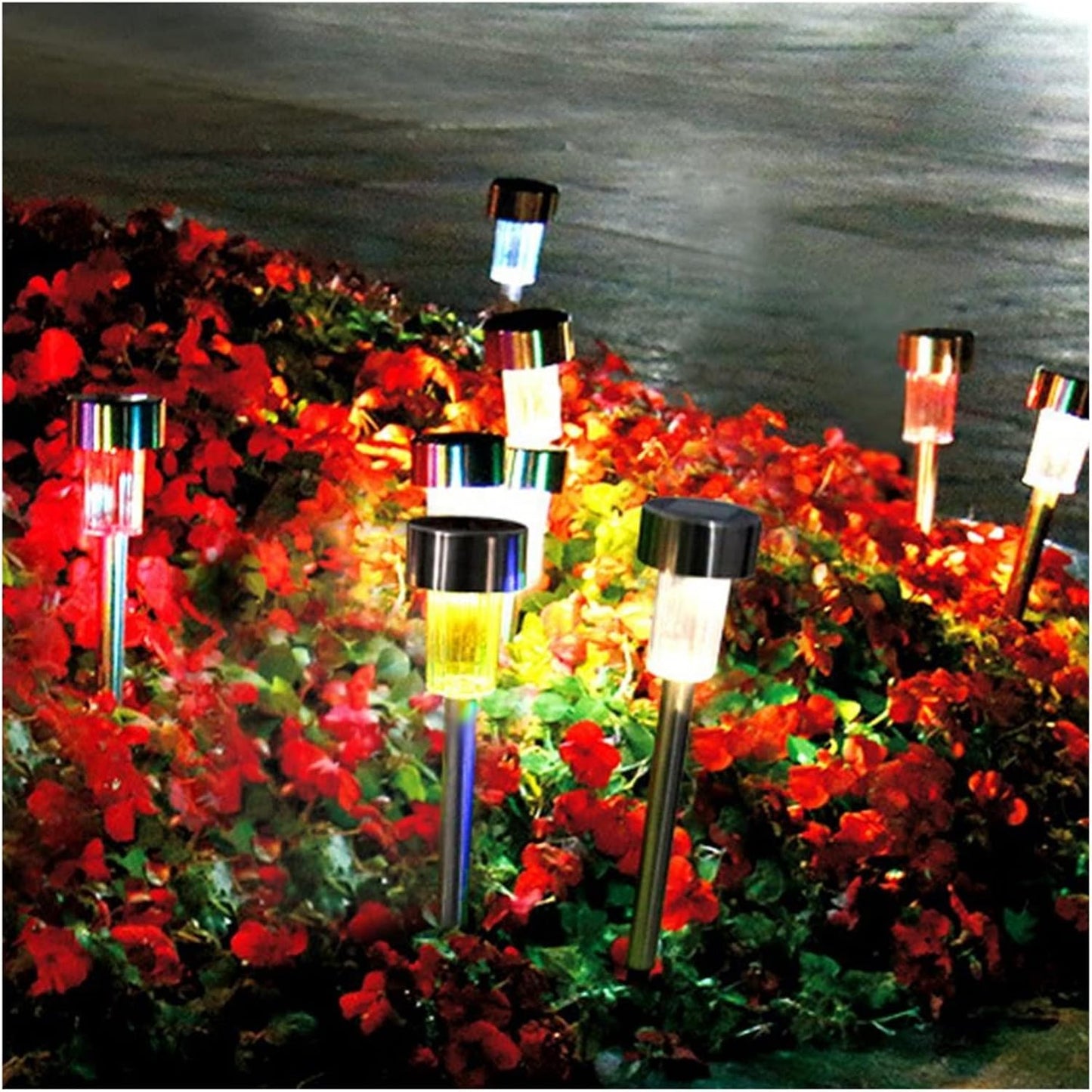 LED solarne lampe za vrt – set od 10 komada