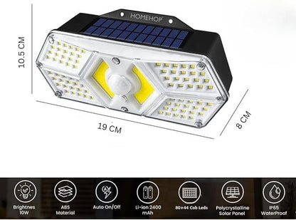 Solarna zidna LED lampa sa senzorom pokreta
