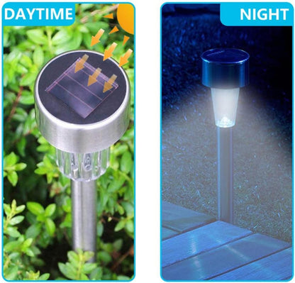 LED solarne lampe za vrt – set od 10 komada
