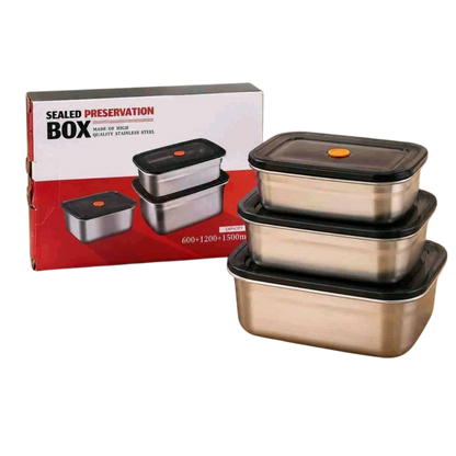 🥡 Set Hermetičkih INOX Posuda – Svježina Zagarantovana!