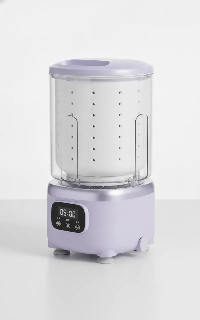 Bežična prenosiva mini veš mašina 0.5 kg sa digitalnim ekranom