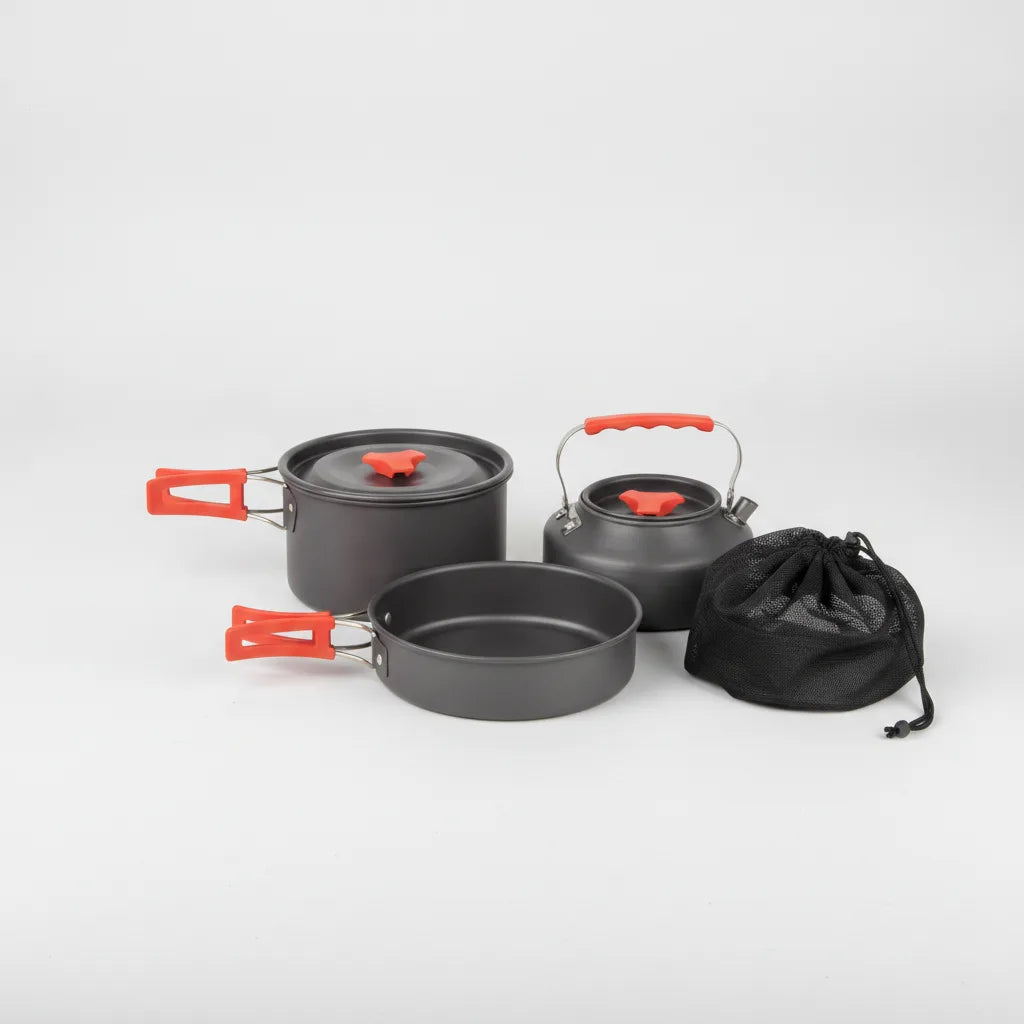 Aluminijumski Camp Set od 3 Posude
