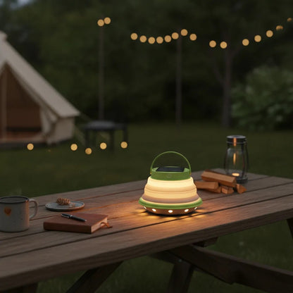 Sklopiva Solarna Kamperska LED Lampa sa 6 Dioda