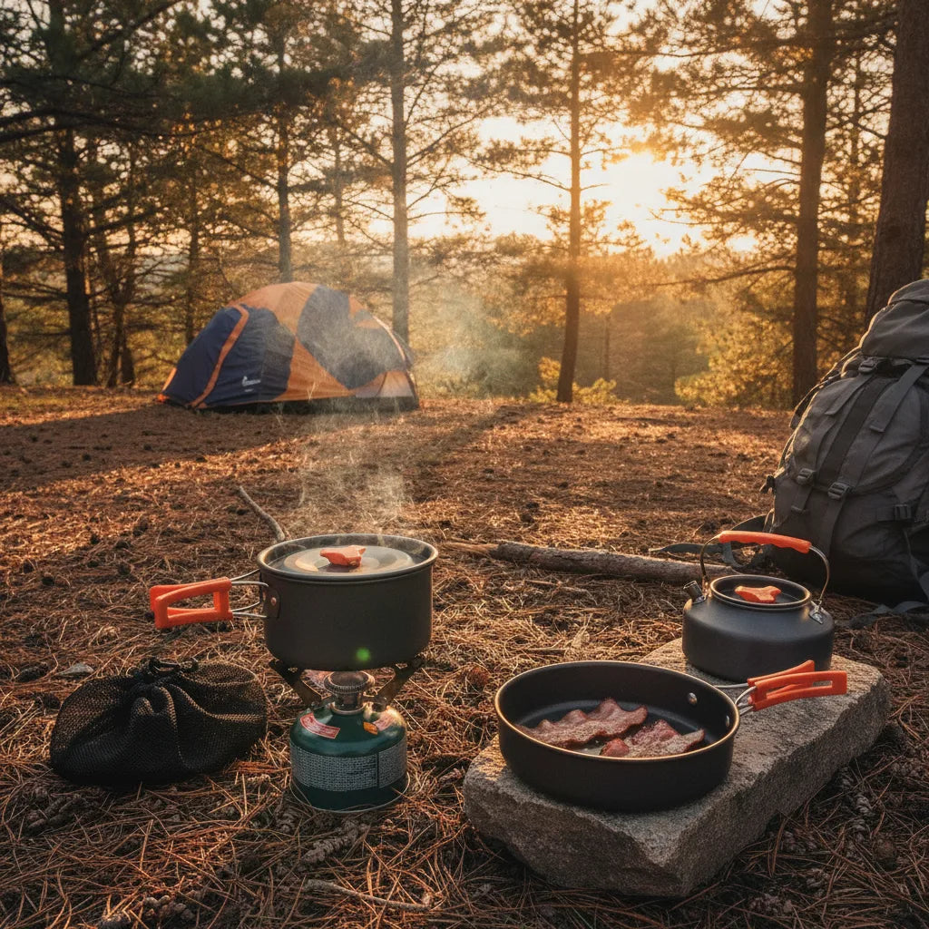 Aluminijumski Camp Set od 3 Posude