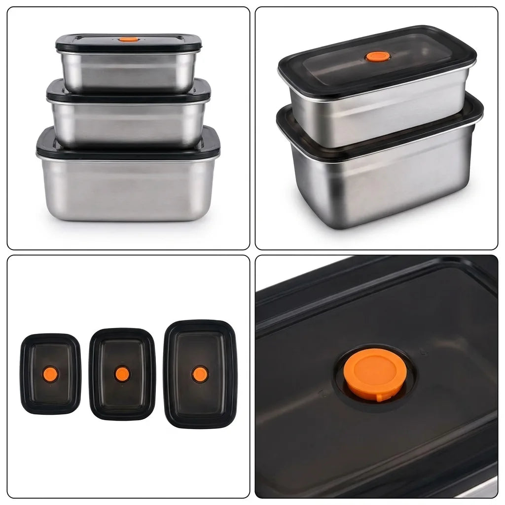 🥡 Set Hermetičkih INOX Posuda – Svježina Zagarantovana!