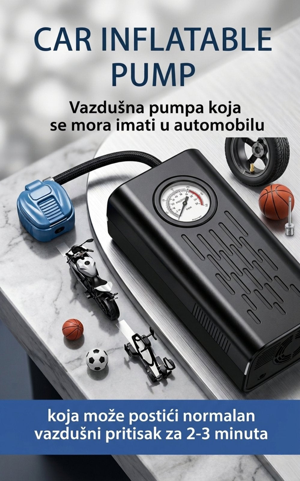 PUMPA ZA DUVANJE GUMA ZA AUTO